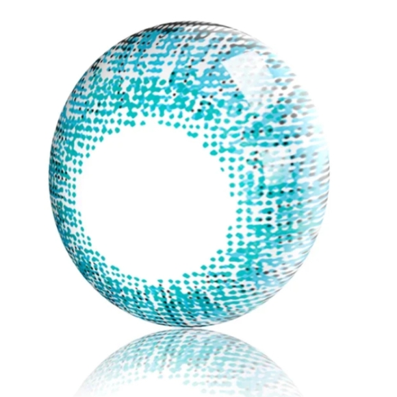 3 Tone Colored Lenses in "Brilliant Blue" Eye Makeup Blue Eyes - Picture 10 of 14